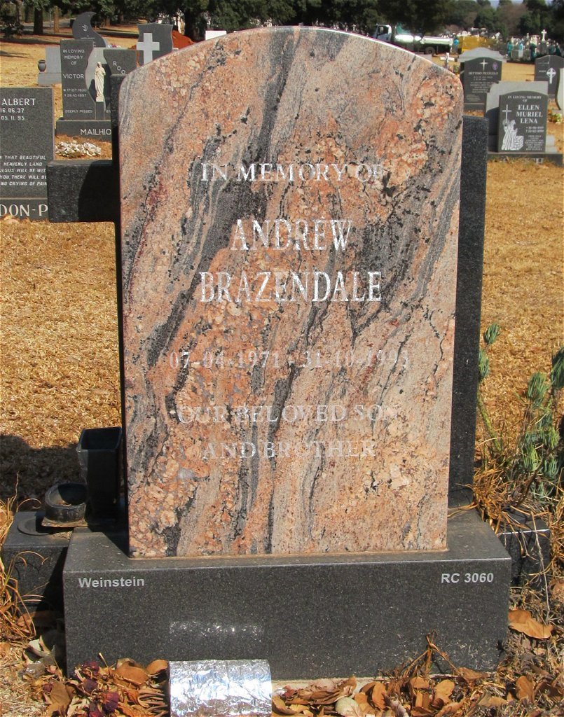 BRAZENDALE Andrew 1971-1993