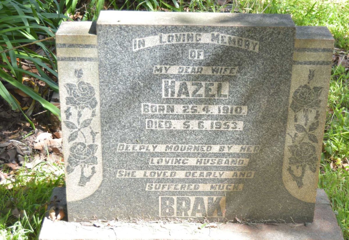 BRAK Hazel 1910-1953