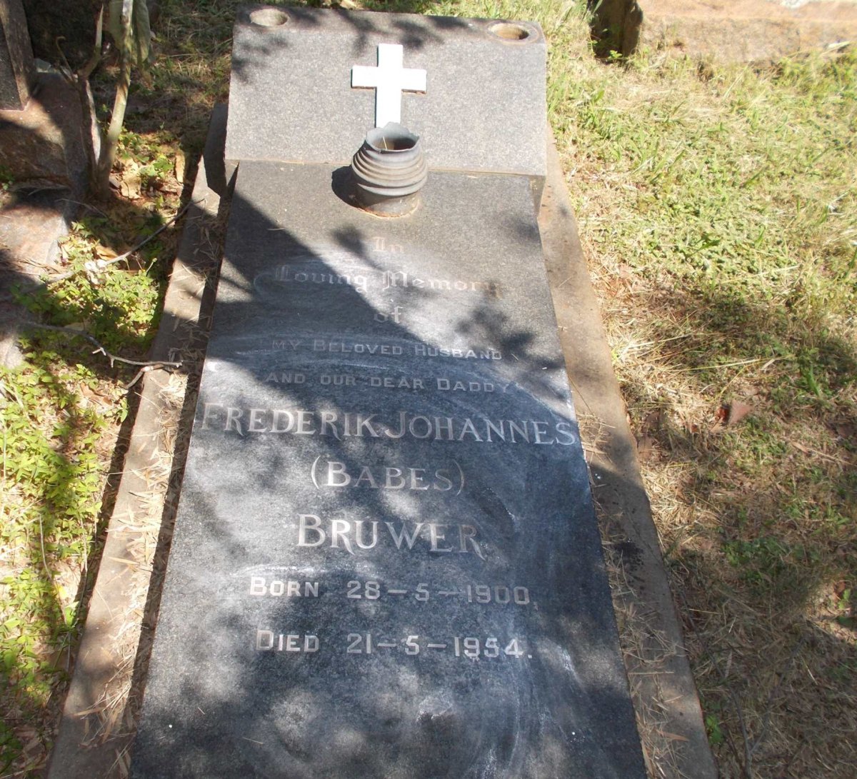 BRUWER Frederik Johannes 1900-1954 