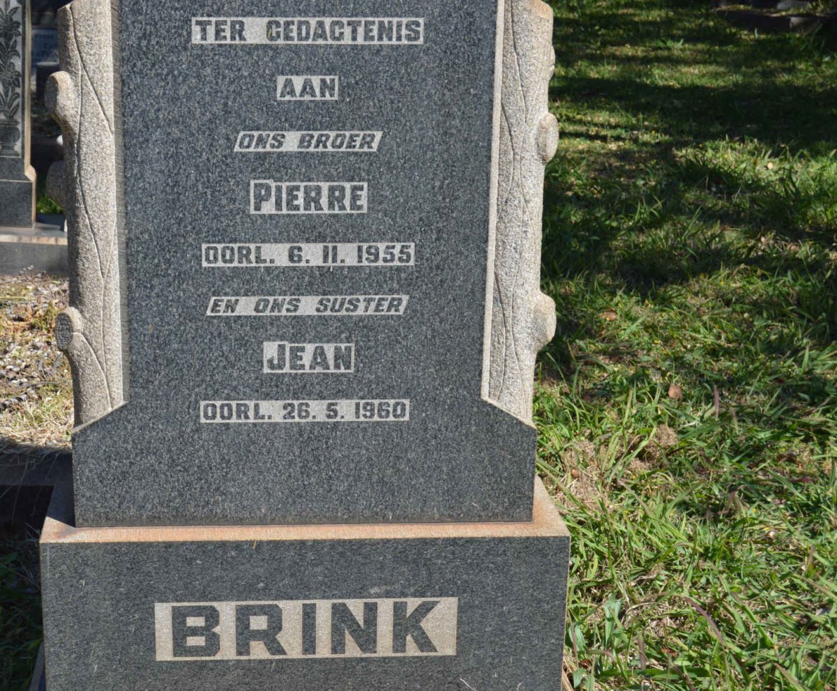 BRINK Pierre -1955 :: BRINK  Jean -1960