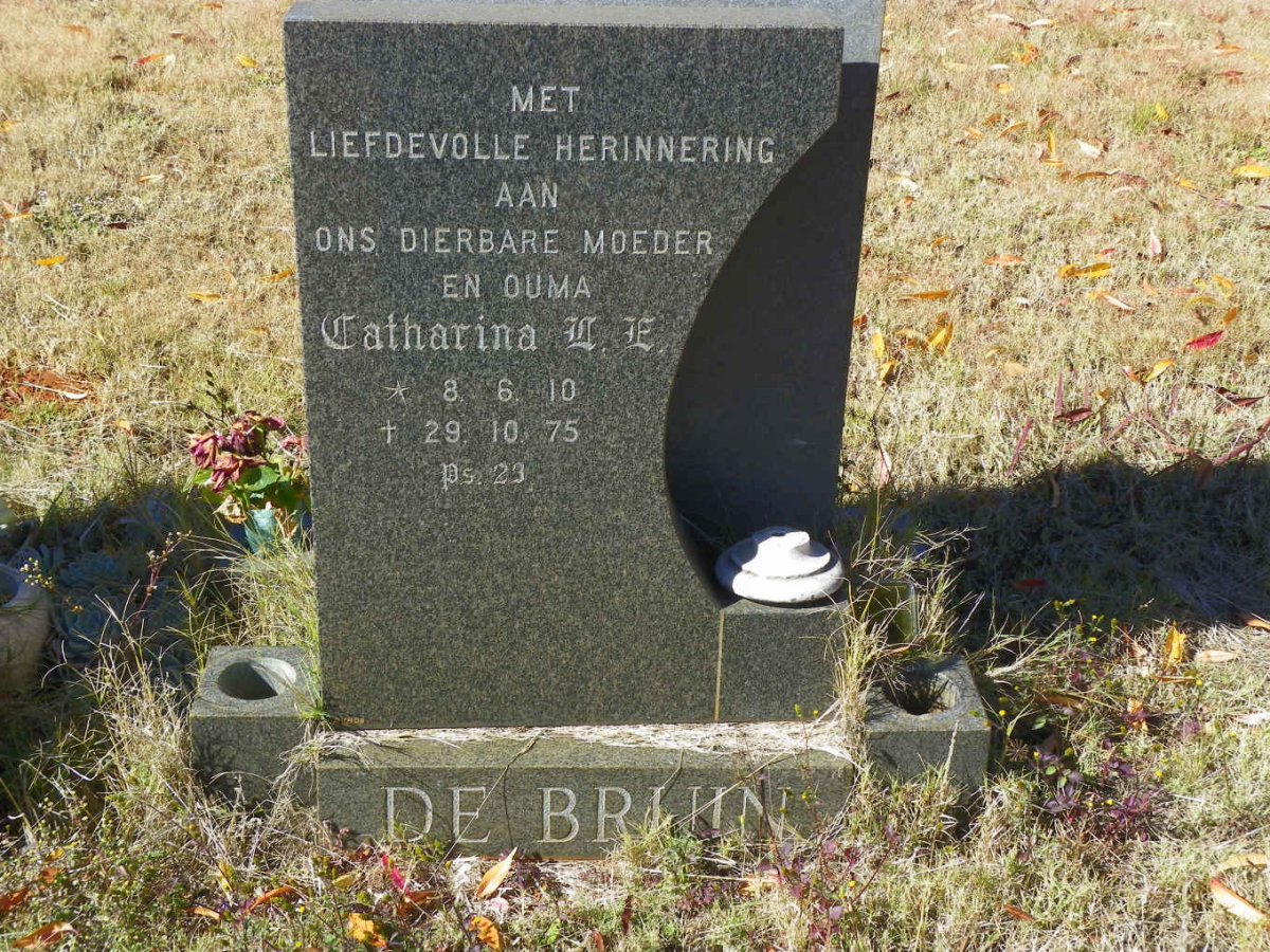 BRUIN Catharina L. E., de 1910-1975