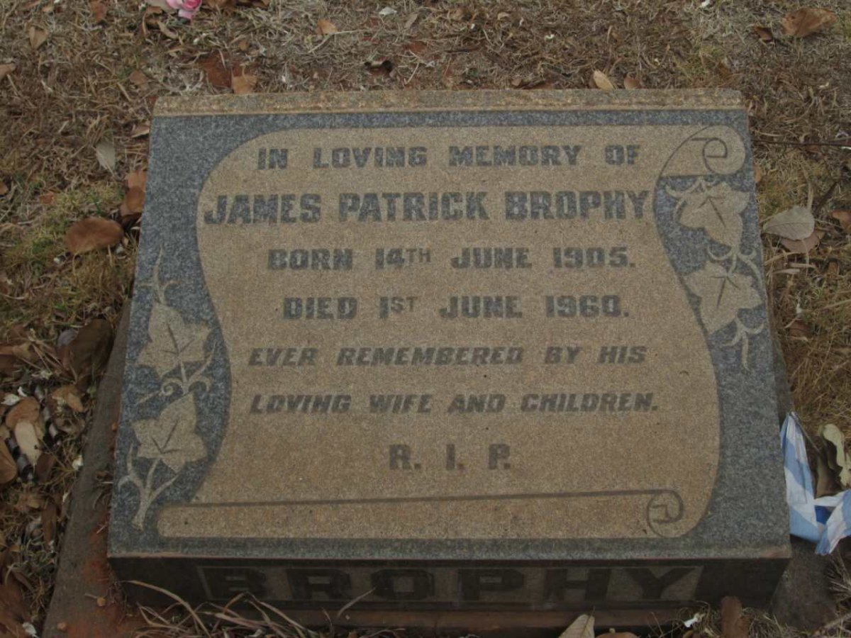 BROPHY James Patrick 1905-1960