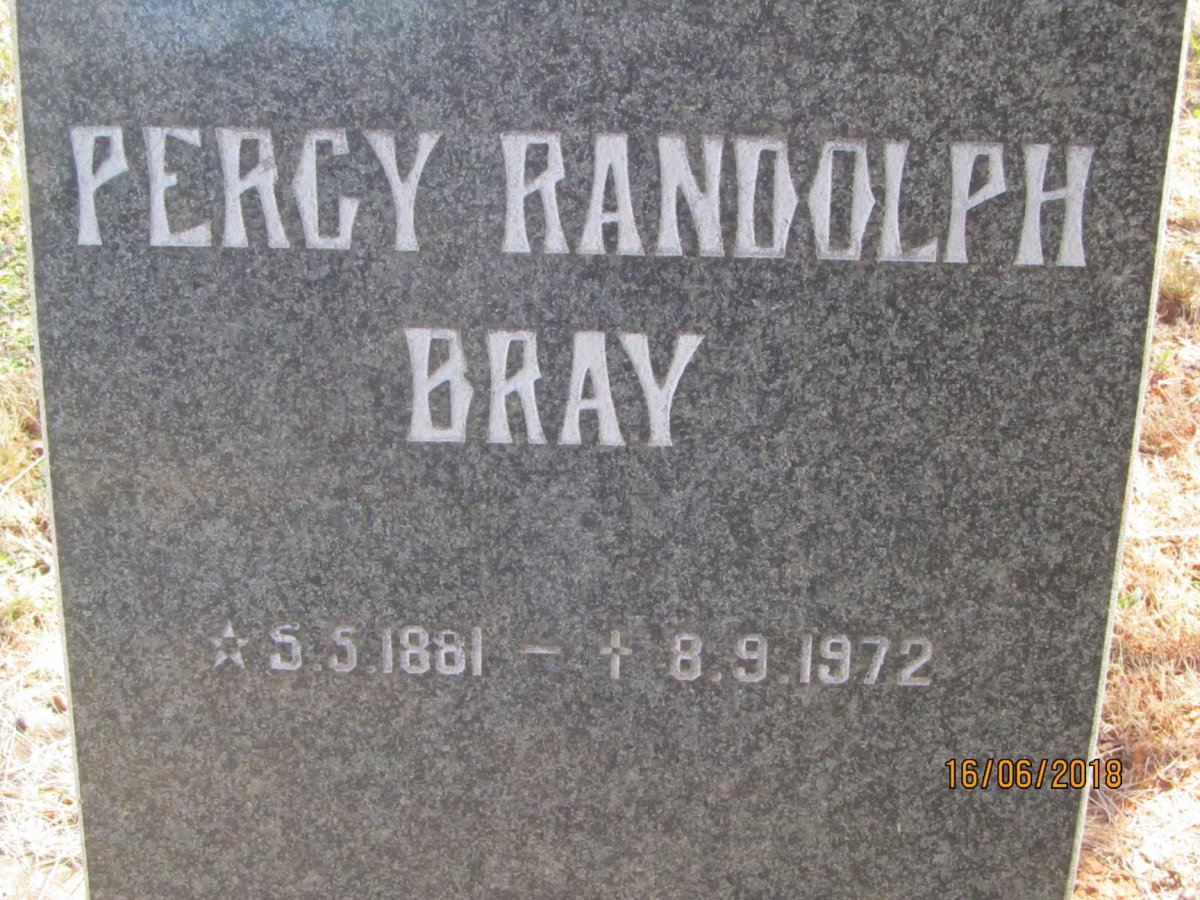 BRAY Percy Randolph 1881-1972