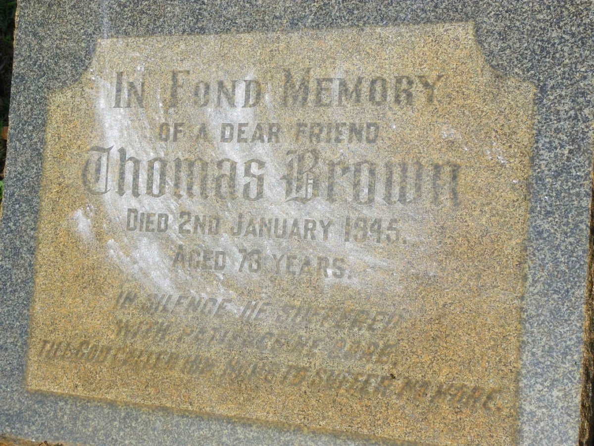 BROWN Thomas -1945