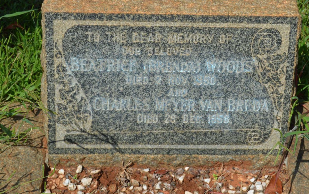 BREDA Charles Meyer, van -1958 :: WOODS Beatrice -1950