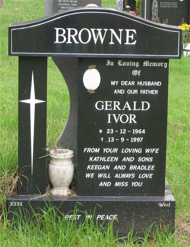 BROWNE Gerald Ivor 1964-1997