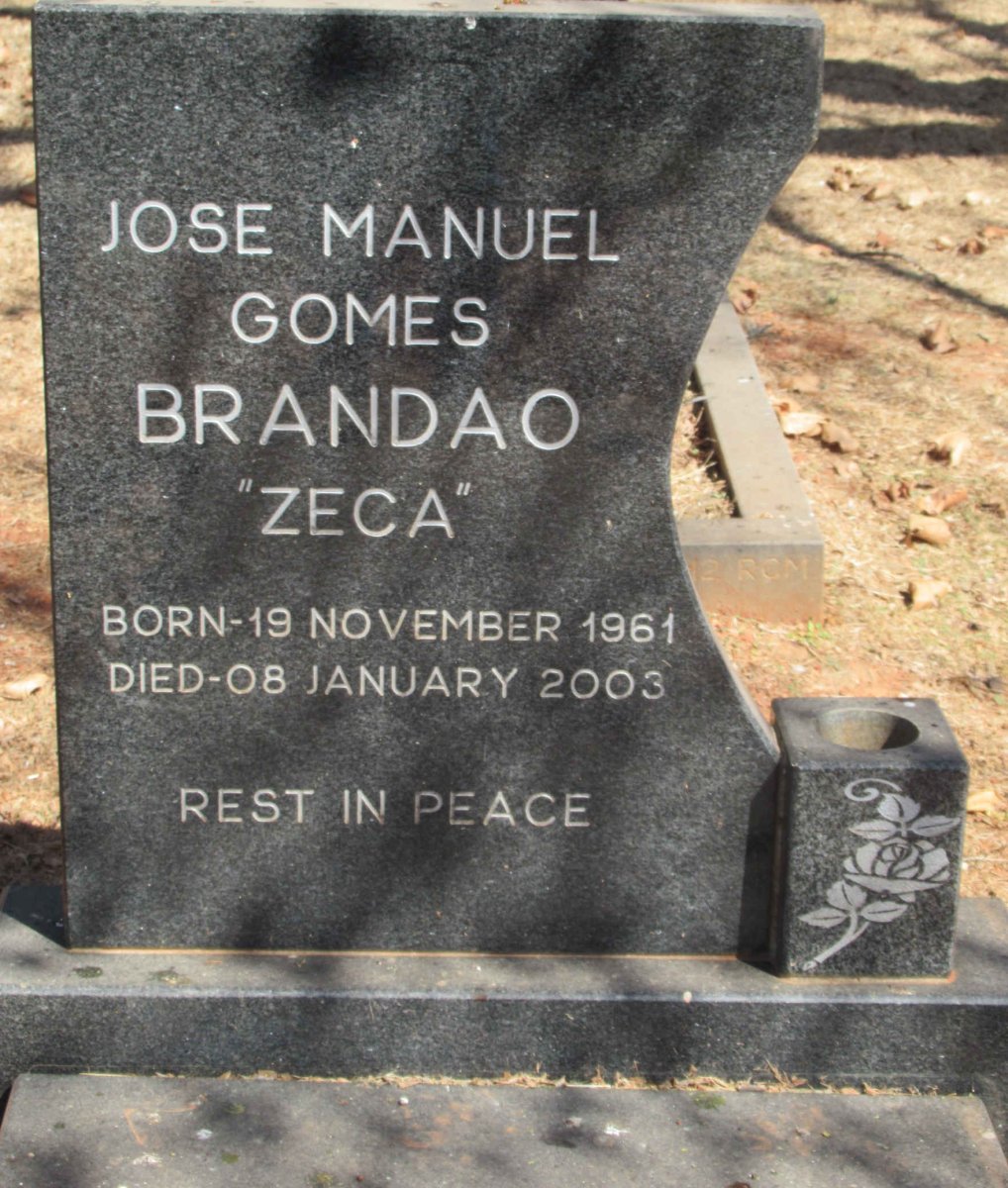 BRANDAO Jose Manuel Gomes 1961-2003