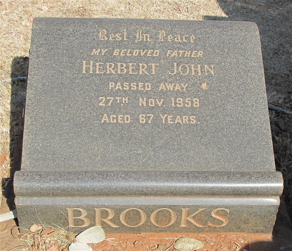 BROOKS Herbert -1958
