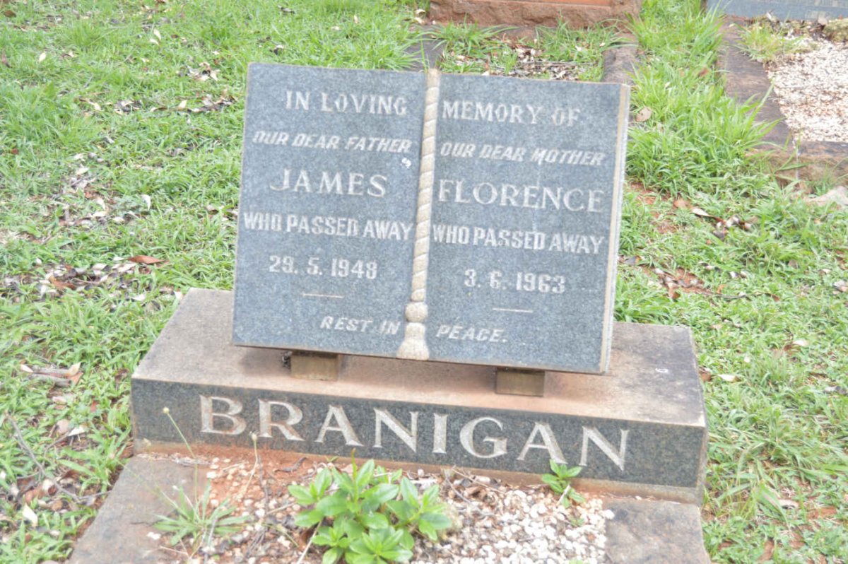 BRANIGAN James -1948 &amp; Florence -1963