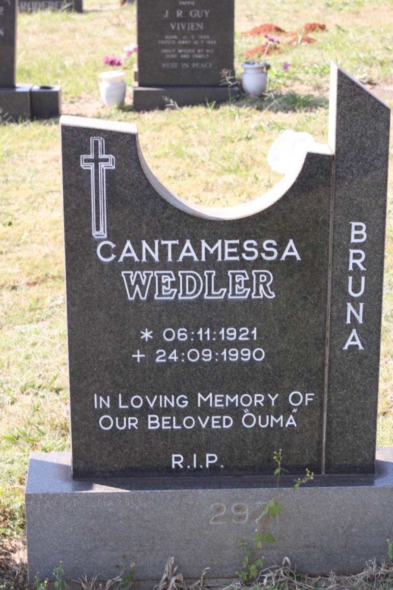 BRUNA Cantamessa Wedler 1921-1990