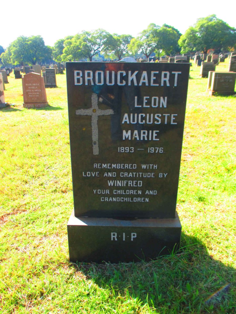 BROUCKAERT Leon Auguste Marie 1893-1976