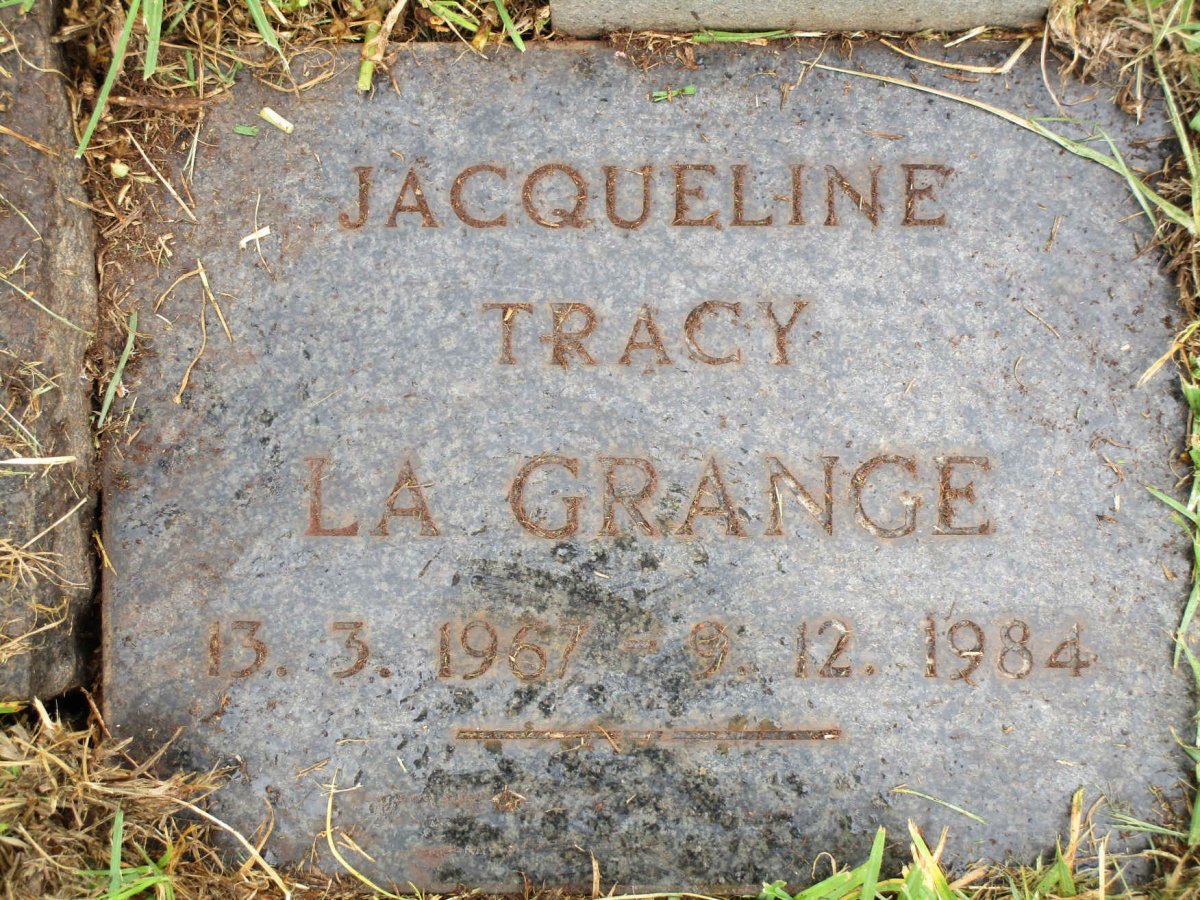 BRITO Francisco Maria De Lima Larcher, de 1964-1984 &amp; Jacqueline Tracy LA GRANGE 1967-1984