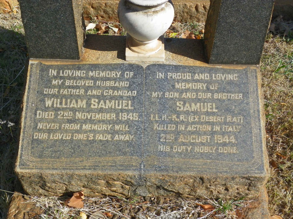 BROWN William Samuel -1946 :: BROWN Samuel -1944