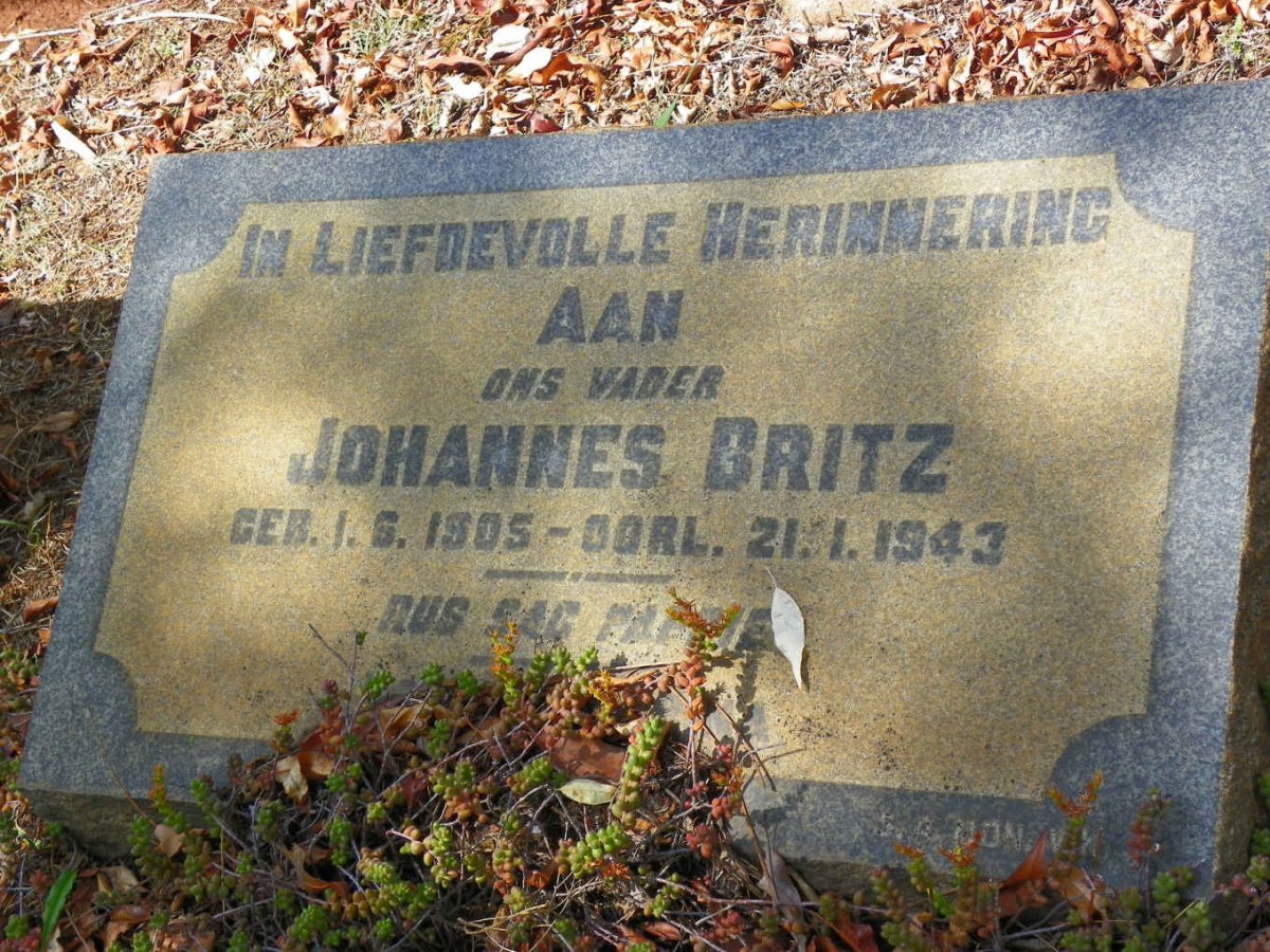 BRITZ Johannes 1905-1943
