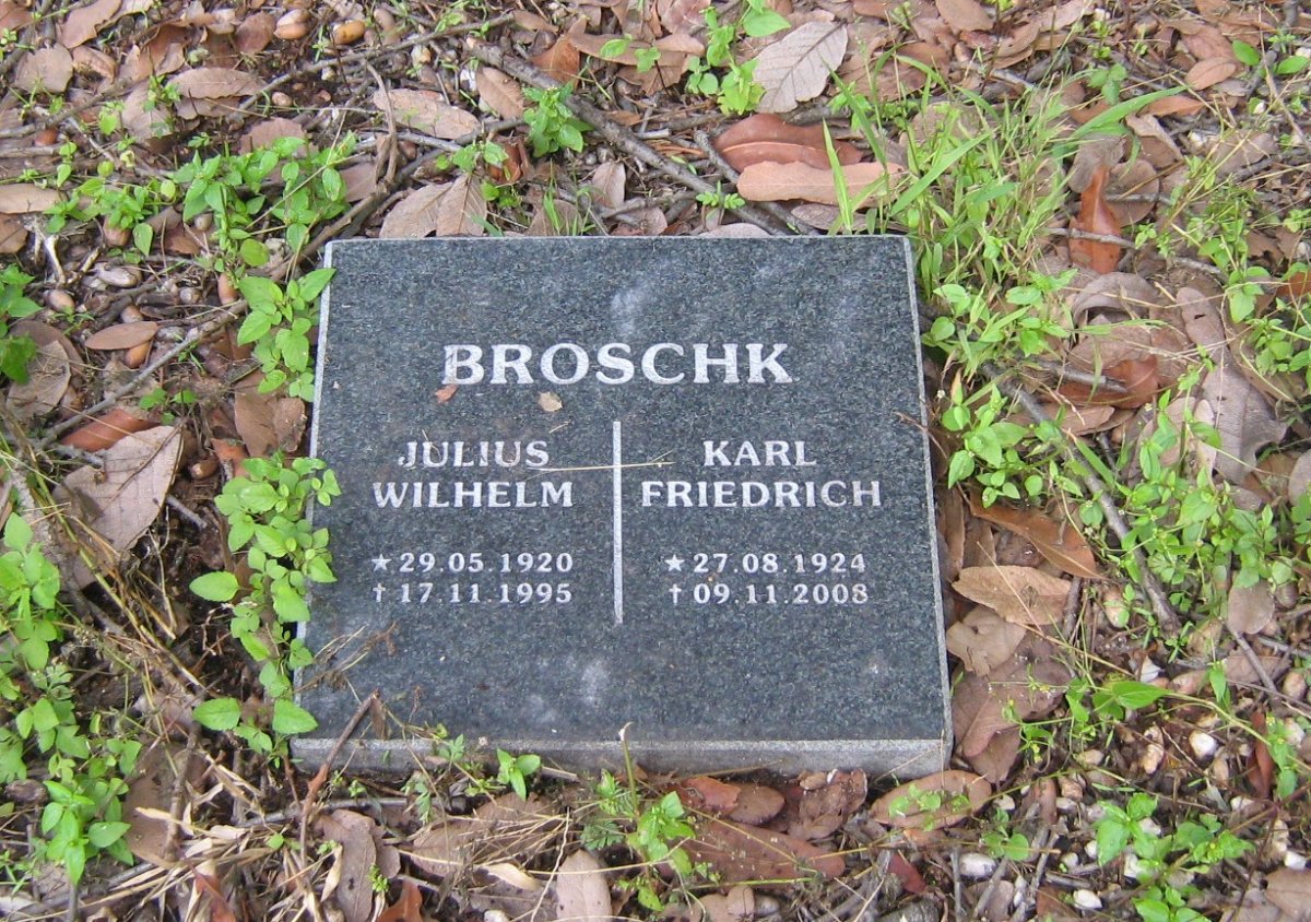 BROSCHK Julius Wilhelm 1920-1995 :: BROSCHK Karl Friedrich 1924-2008