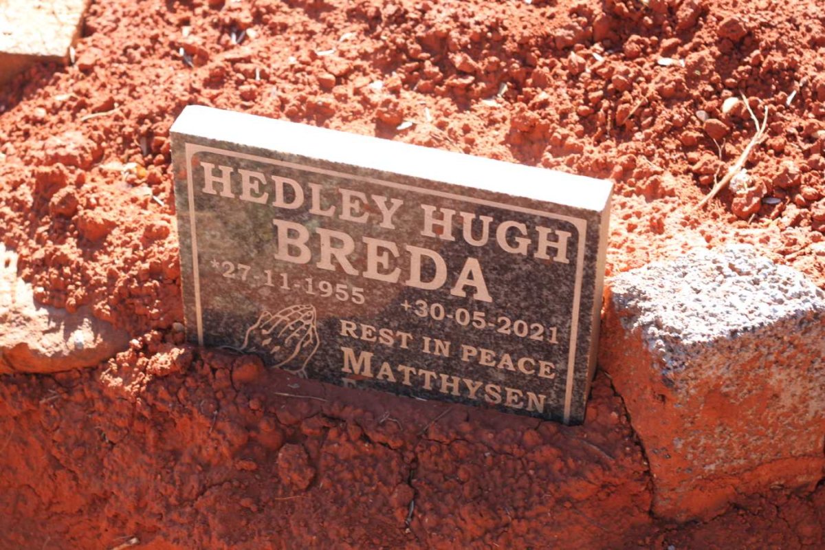 BREDA Hedley Hugh 1955-2021