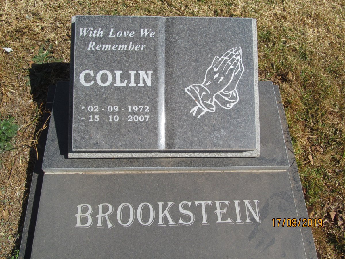 BROOKSTEIN Colin 1972-2007