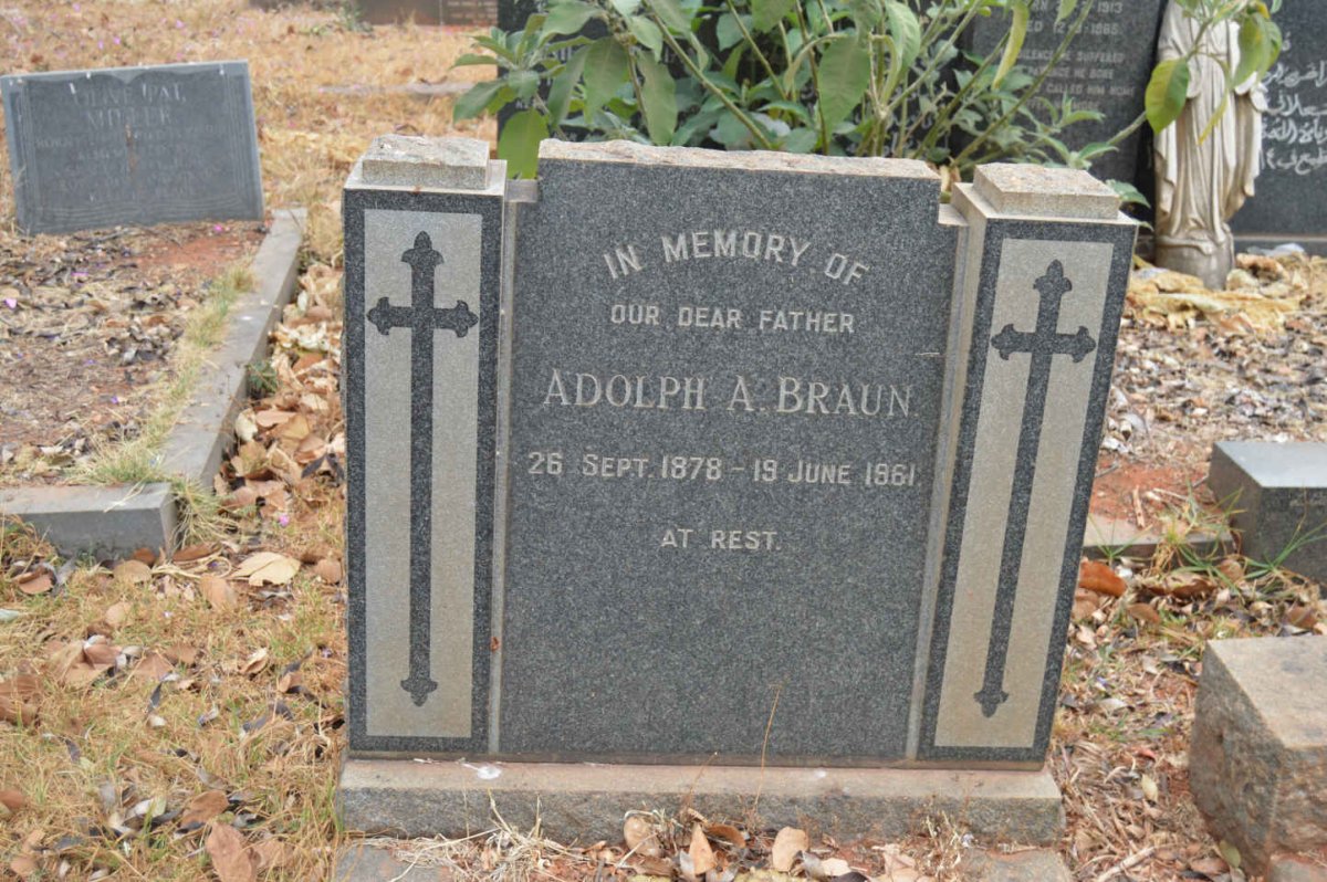 BRAUN Adolph A. 1878-1961