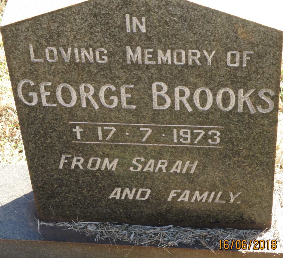 BROOKS George -1973