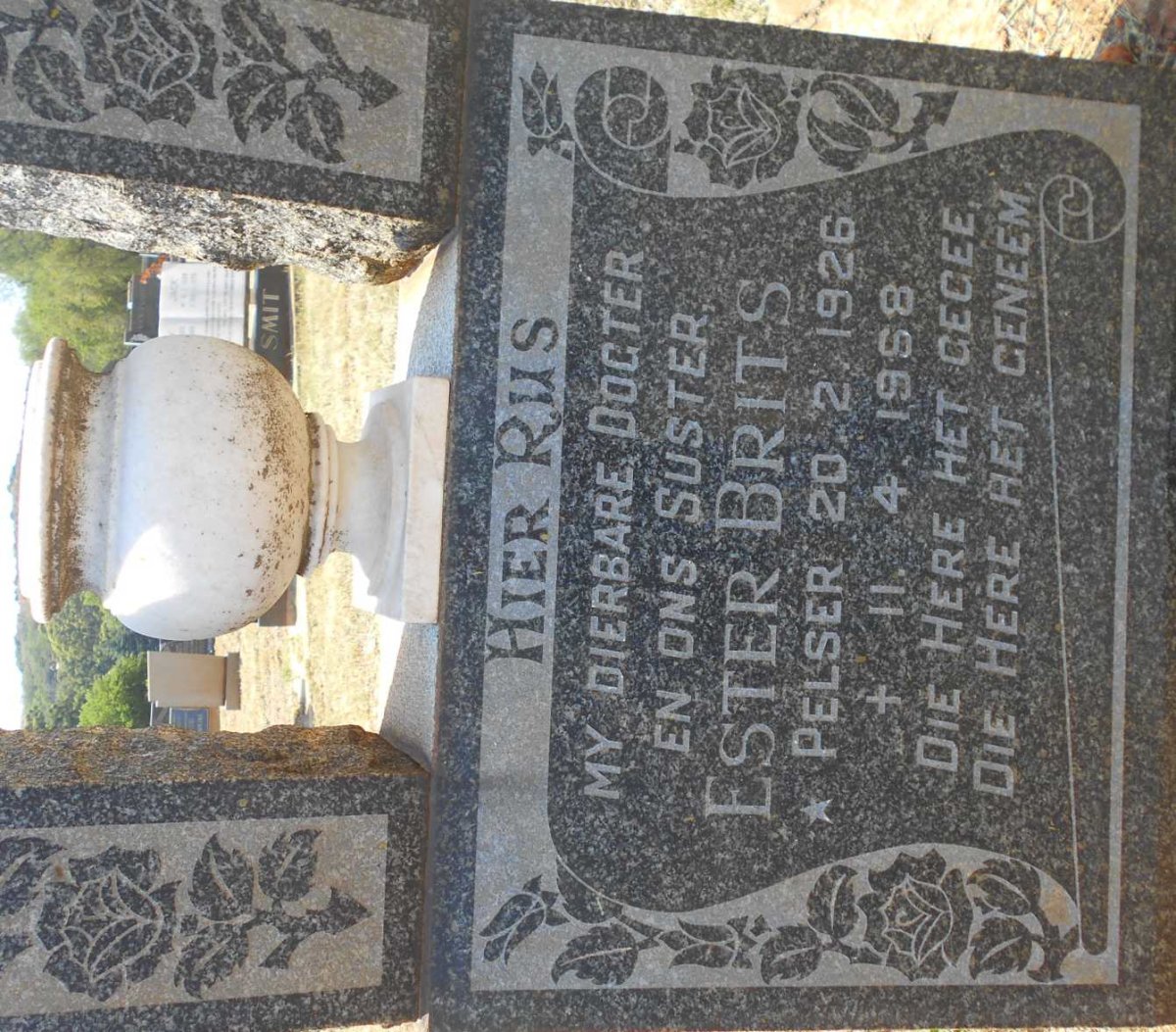 BRITS Ester nee PELSER 1926-1958
