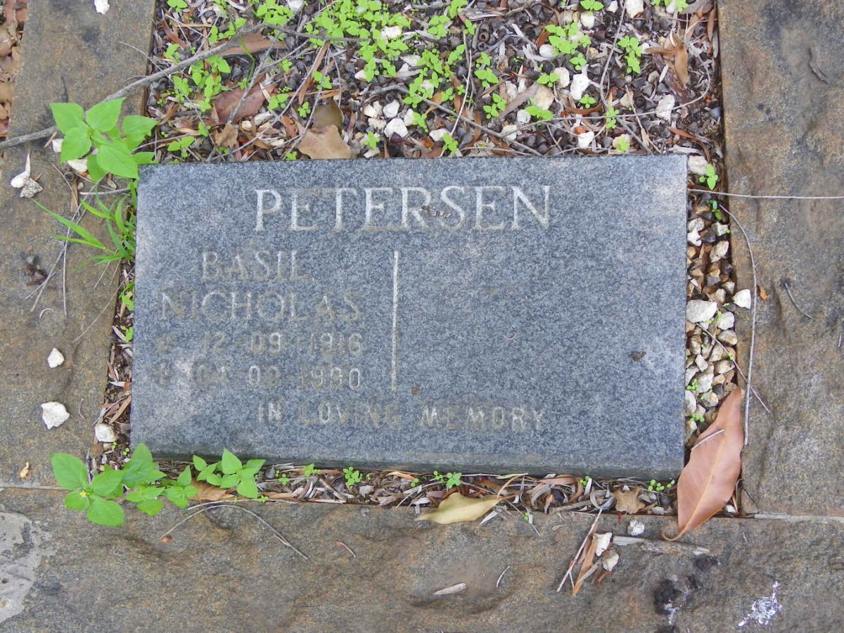 PETERSEN Basil Nicholas 1916-1990