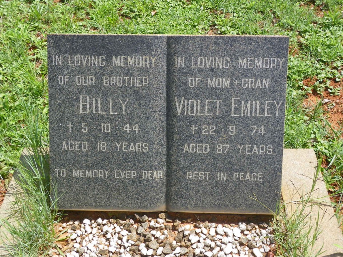 BRUCE Violet Emiley -1974 :: BRUCE Billy -1944