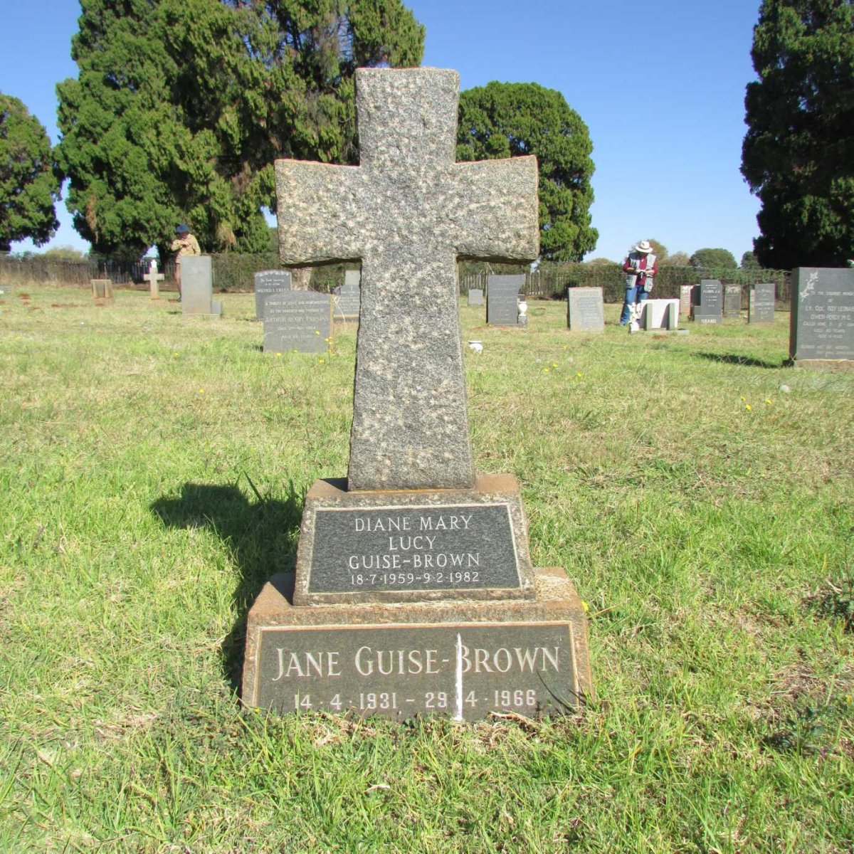 BROWN Jane, GUISE 1931-1966 :: GUISE-BROWN Diane Mary Lucy 1959-1982