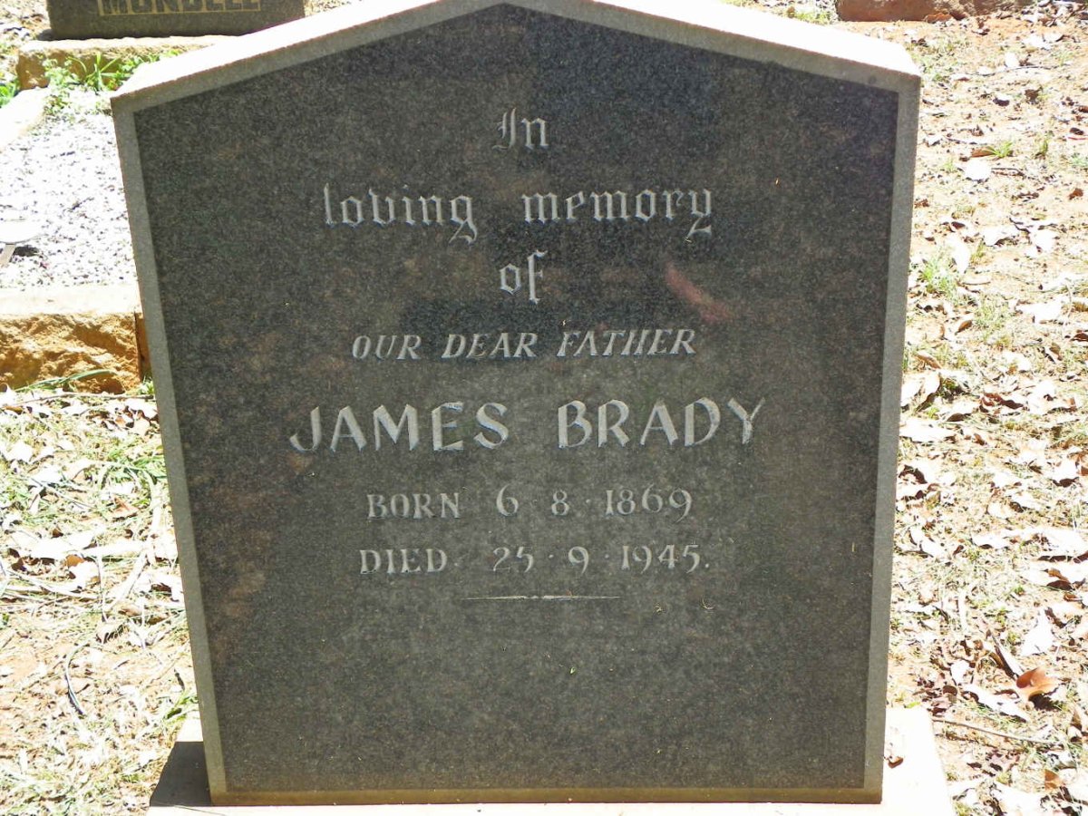 BRADY James 1969-1945