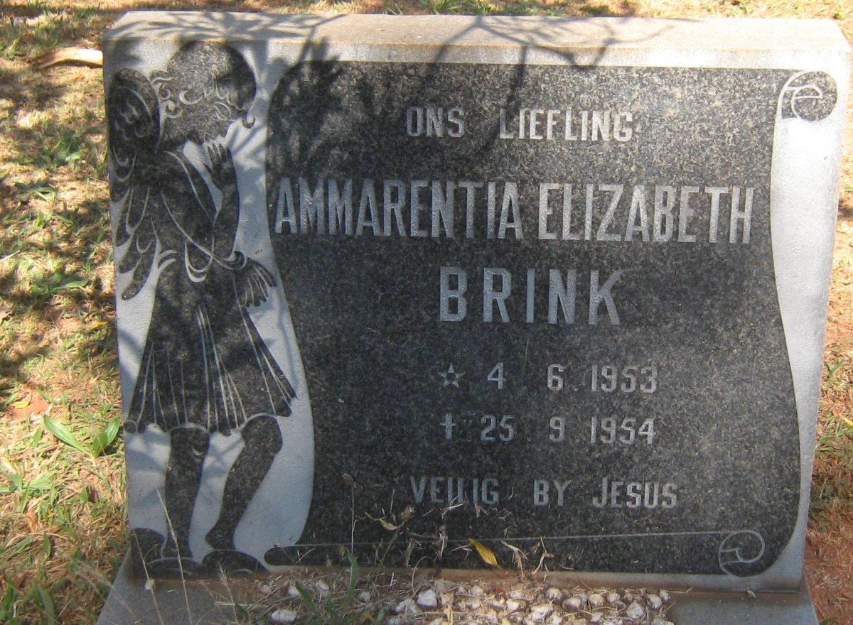 BRINK Ammarentia Elizabeth 1953-1954