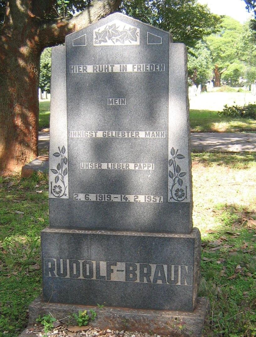 BRAUN Rudolf 1919-1957