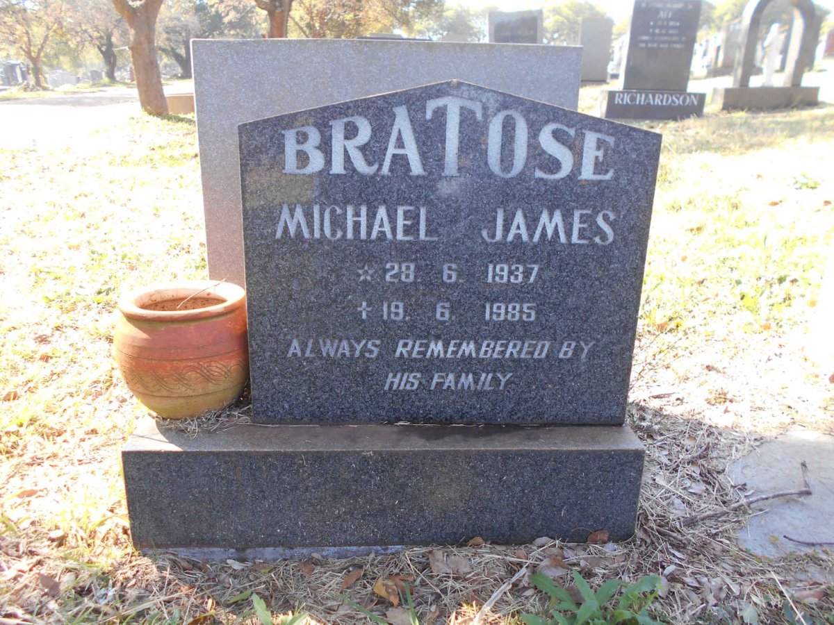 BRATOSE Michael James 1937-1995