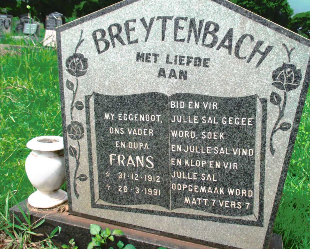 BREYTENBACH Frans 1912-1991