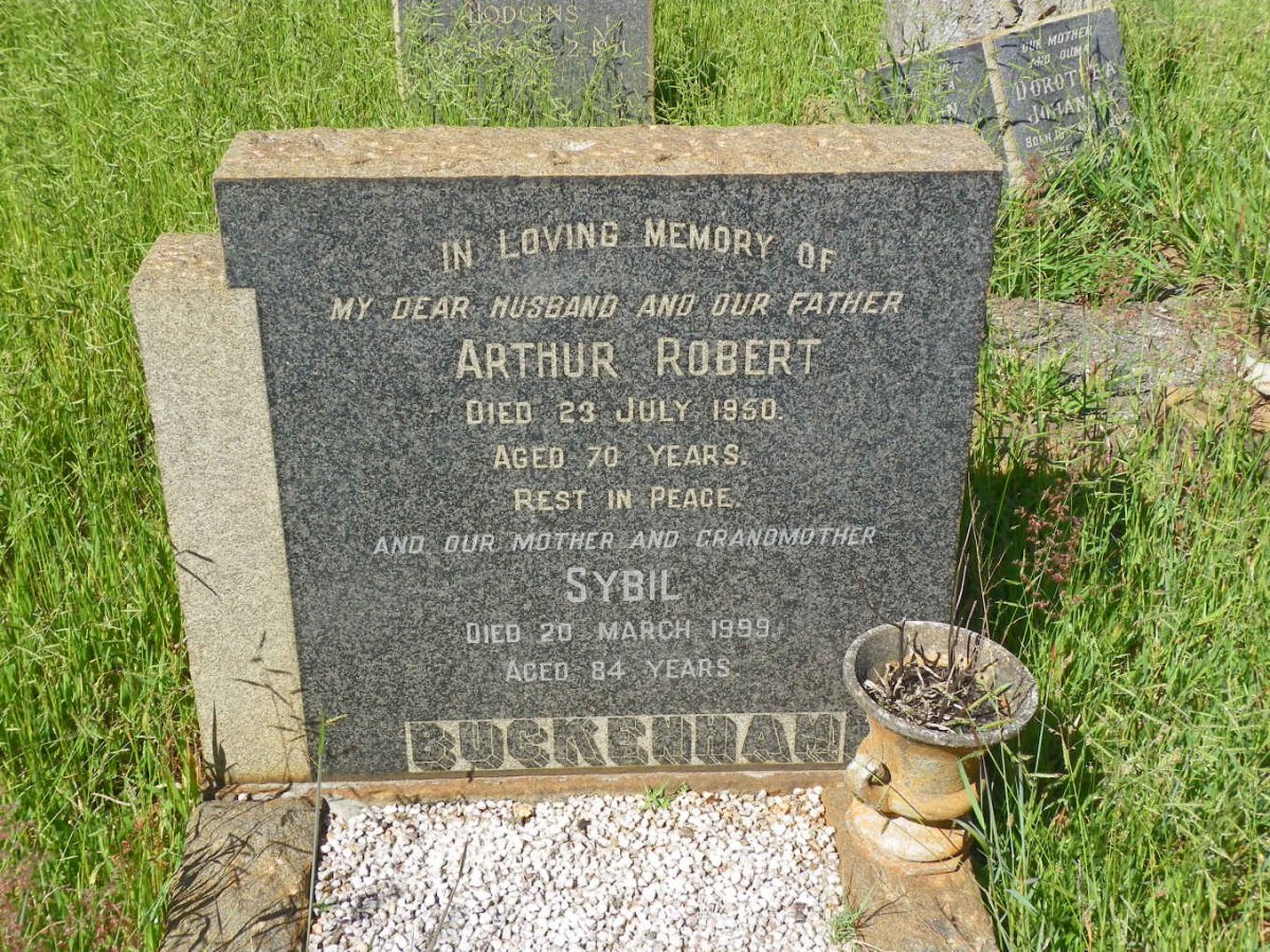 BUCKENHAM Arthur Robert -1950 &amp; Sybil -1999