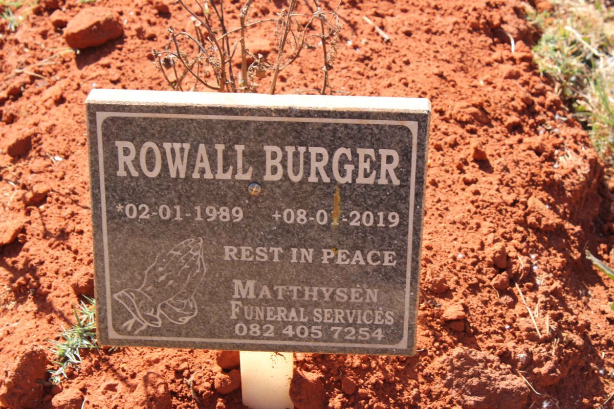 BURGER Rowall 1989-2019