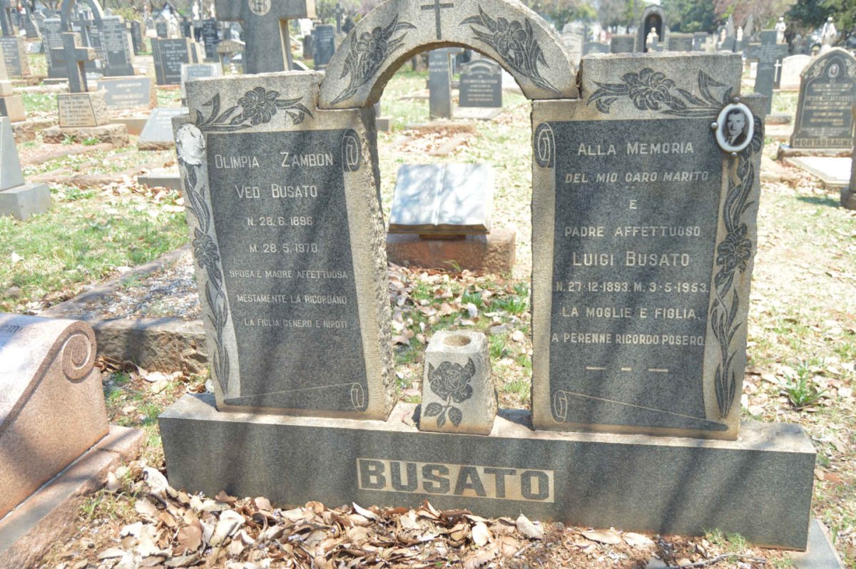 BUSATO Luigi 1893-1953 &amp; Olimpia Zambon 1896-1970