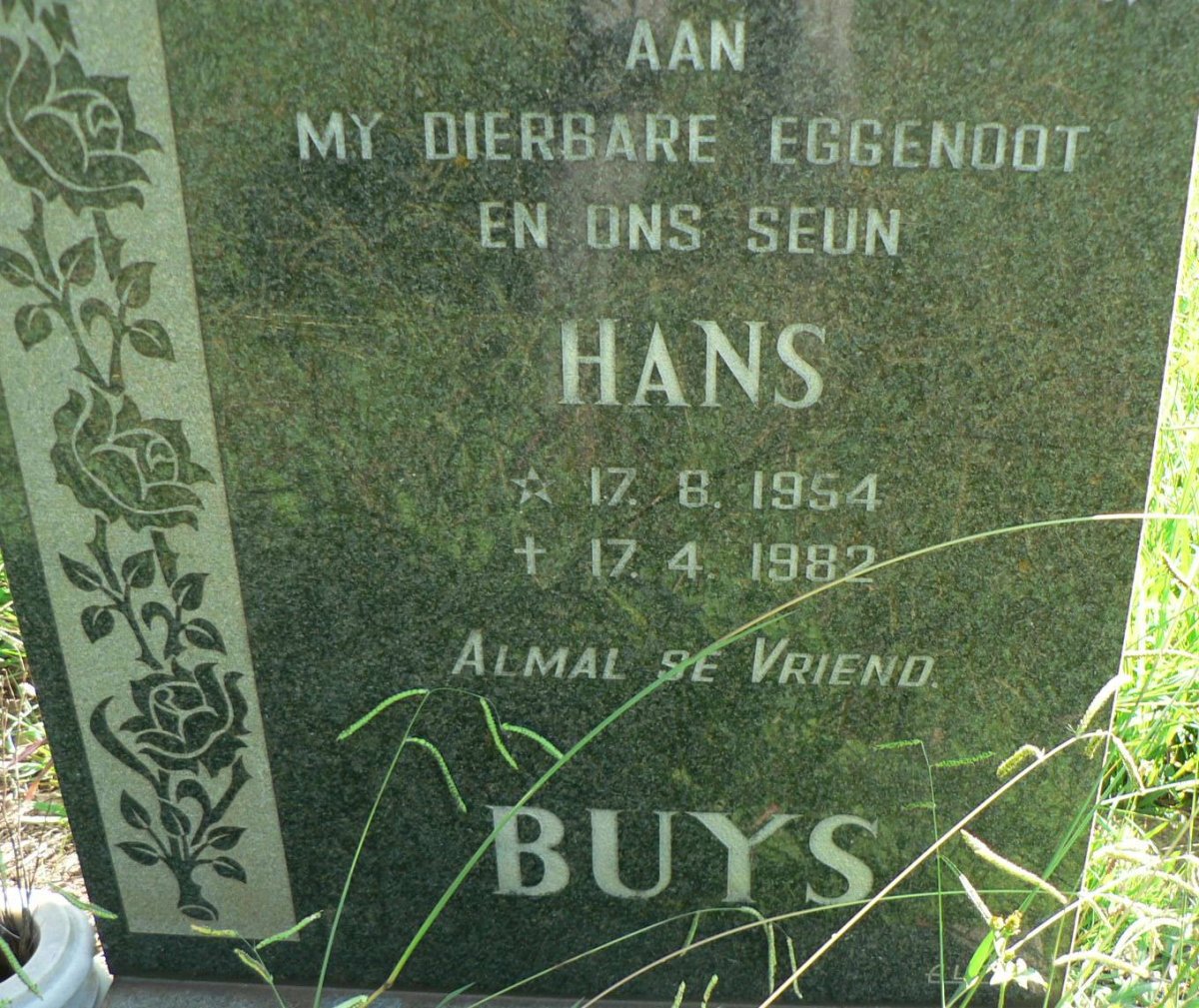 BUYS Hans 1954-1982