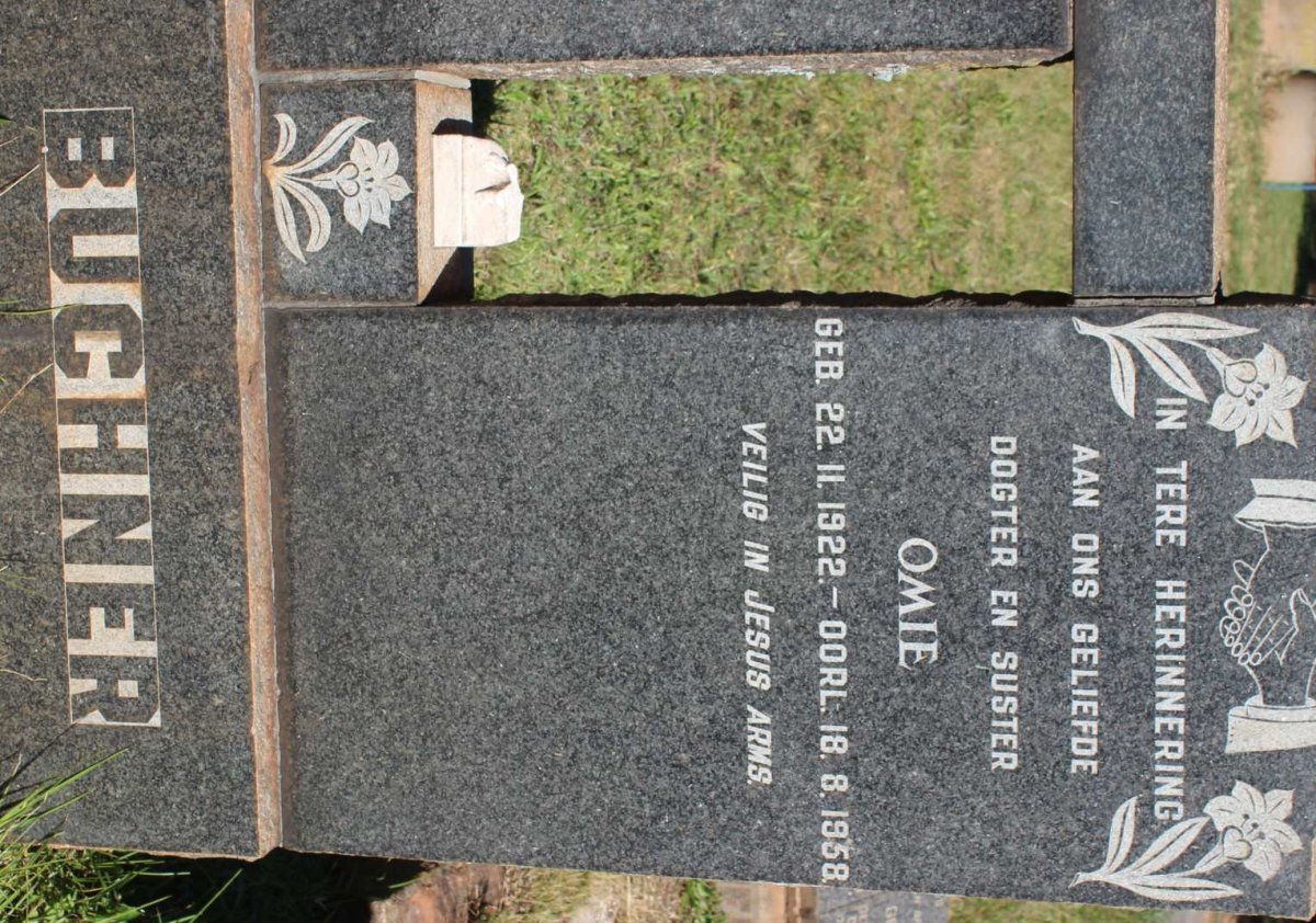BUCHNER Omie 1922-1958
