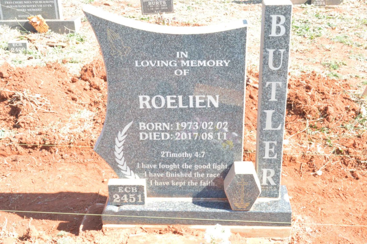 BUTLER Roelien 1973-2017