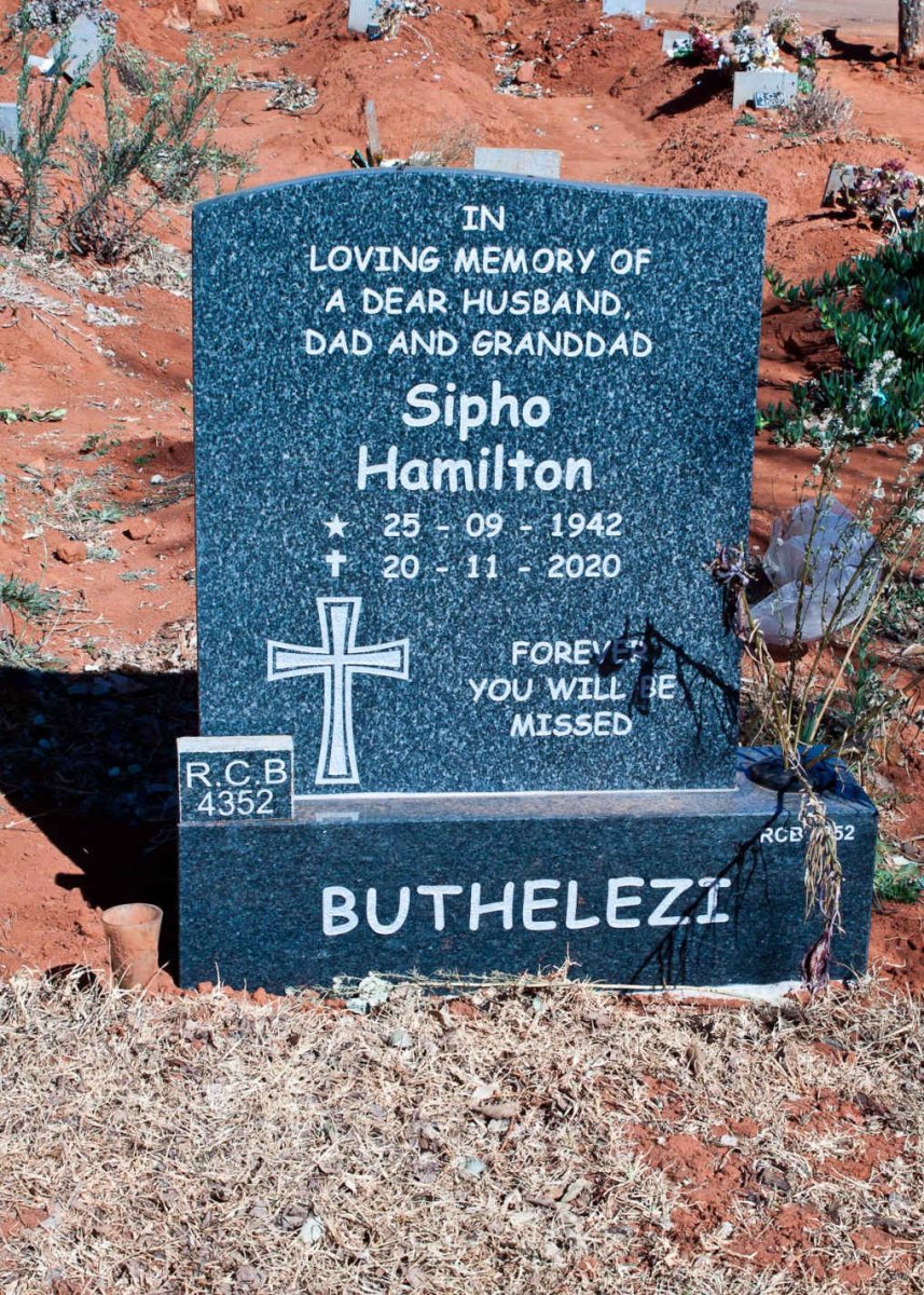 BUTHELEZI Sipho Hamilton 1942-2020
