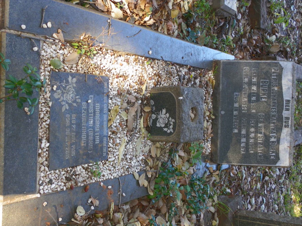 BURKE Petrus Johannes 1898-1952 &amp; Martha C. VAN STRATEN 1901-1957
