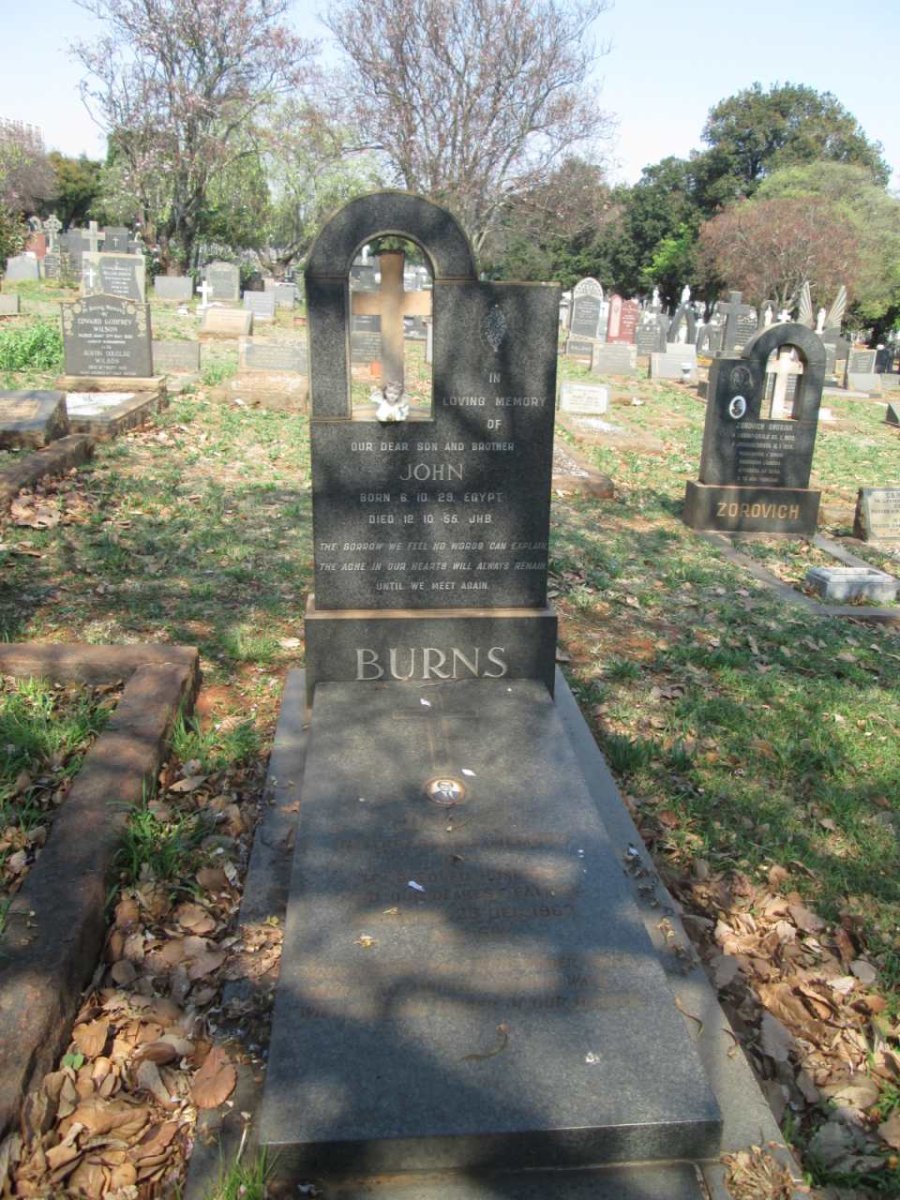 BURNS James -1963 :: BURNS John 1929-1955