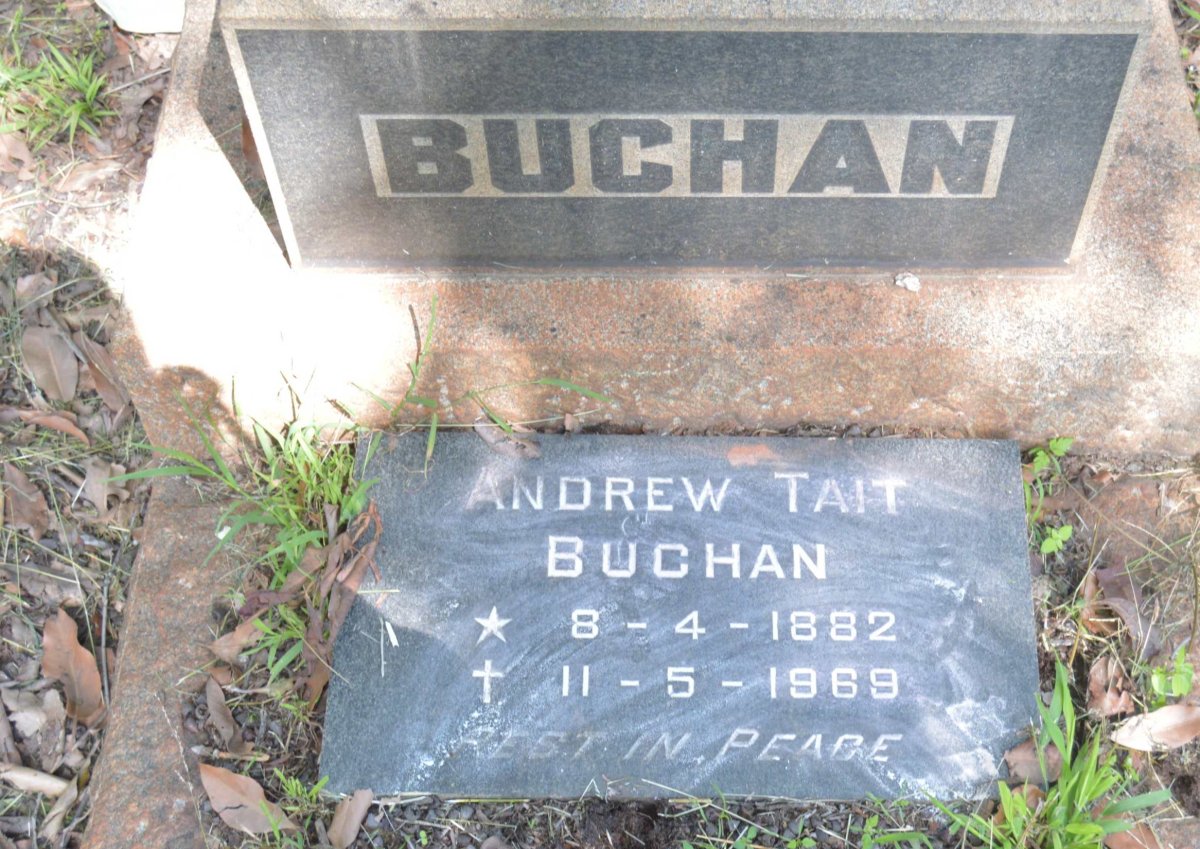 BUCHAN Andrew Tait 1882-1969 &amp; Janet Eunson FOUBISTER -1954