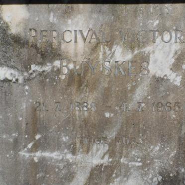 BUΫSKES Percival Victor 1888-1965 &amp; Sarah Helena Violet 1886-1970