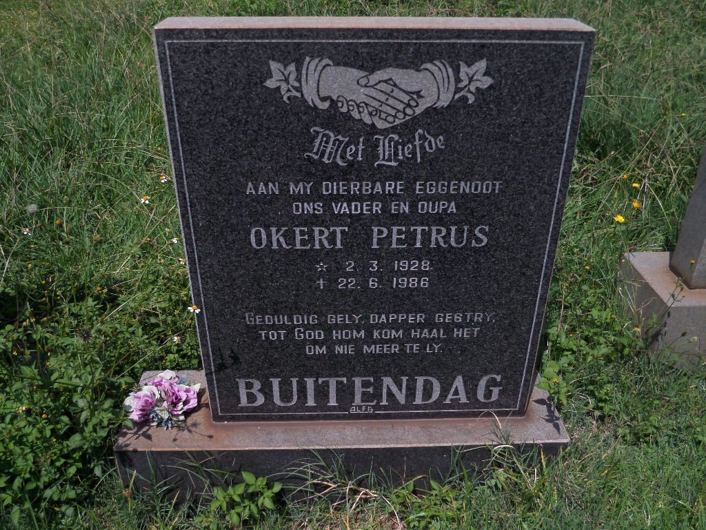 BUITENDAG Okert Petrus 1928-1986