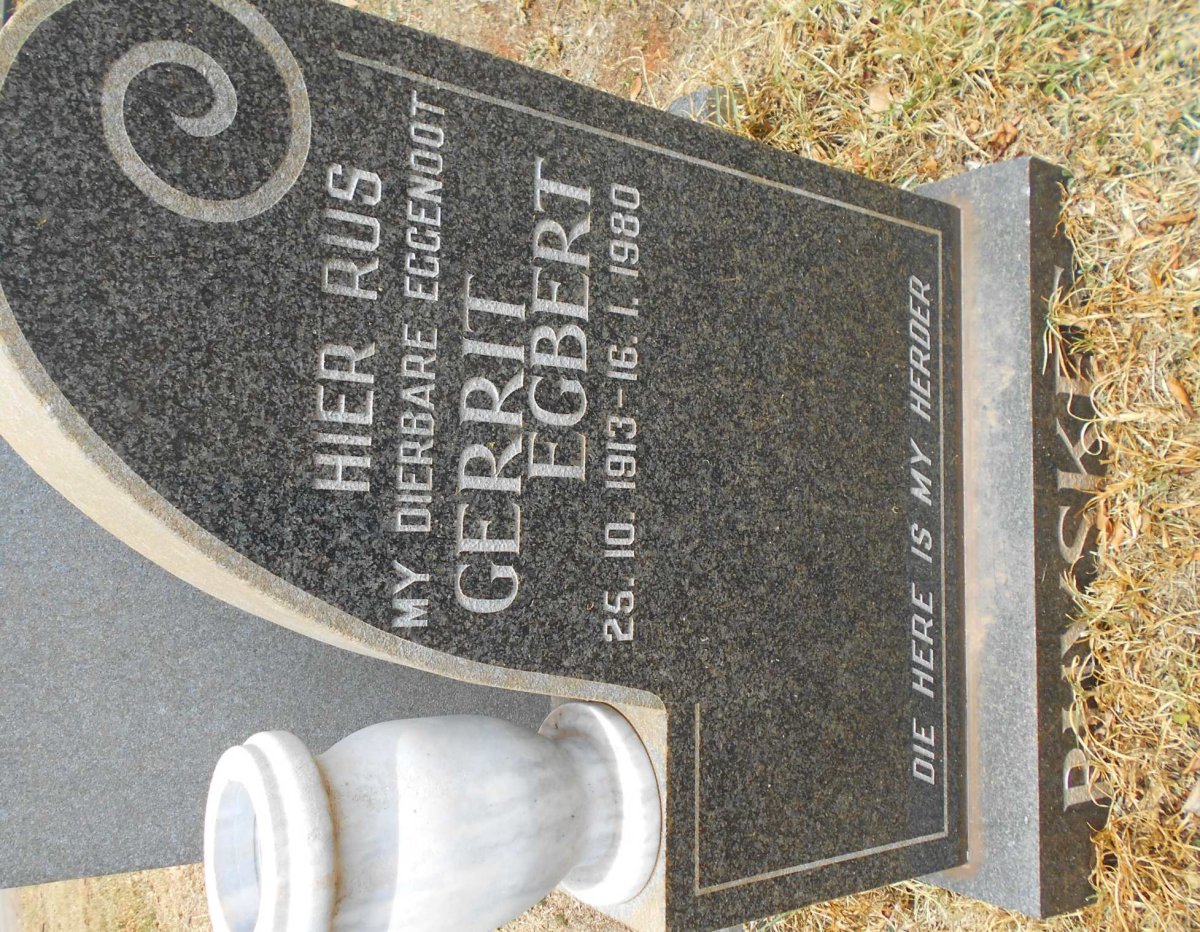 BUYSKES Gerrit Egbert 1913-1980