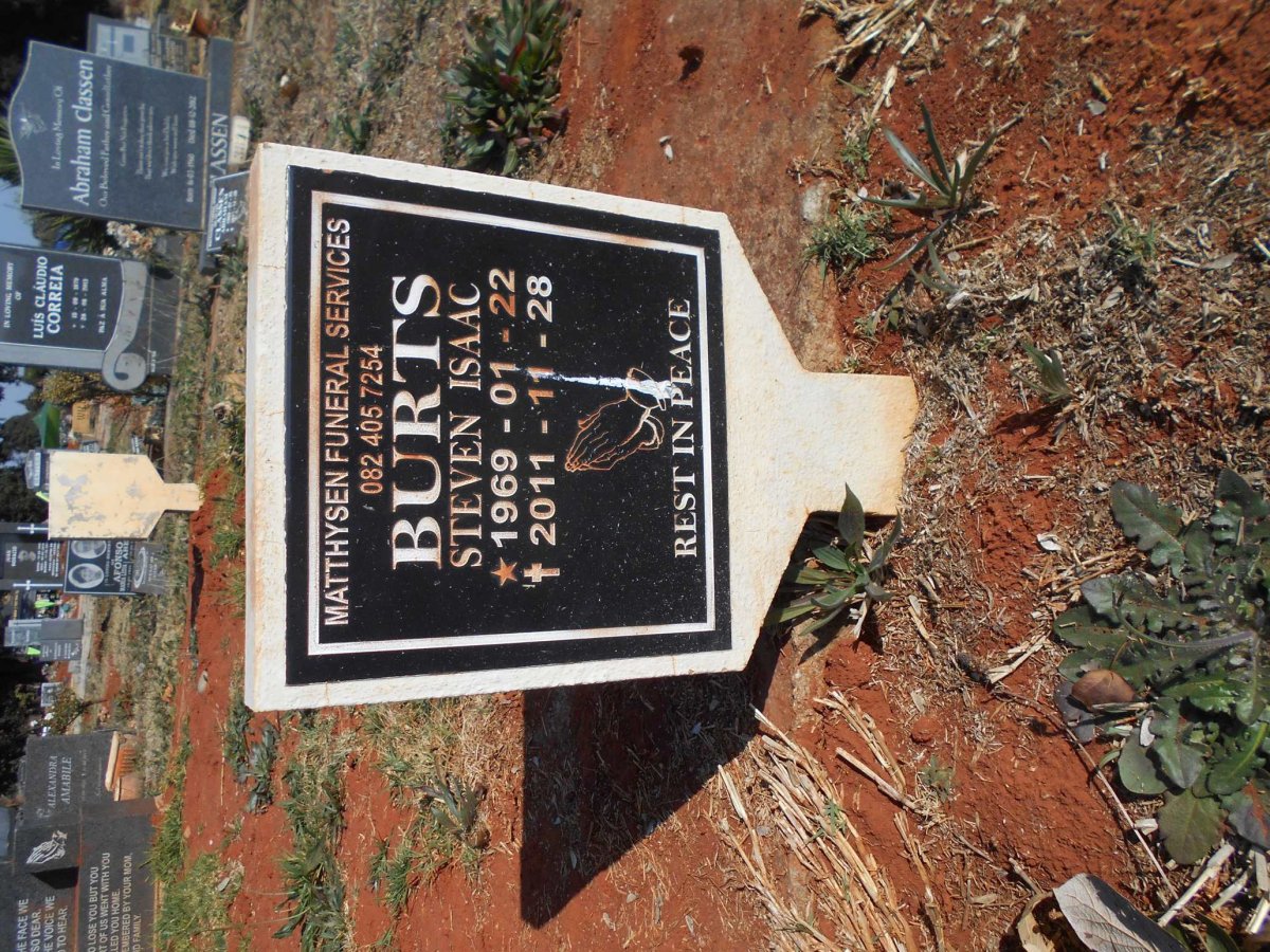 BURTS Steven Isaac 1969-2011