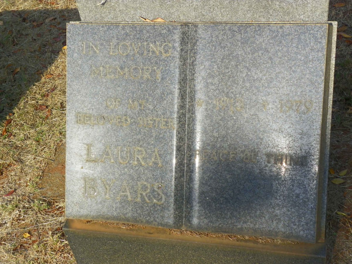 BYARS Laura 1913-1979