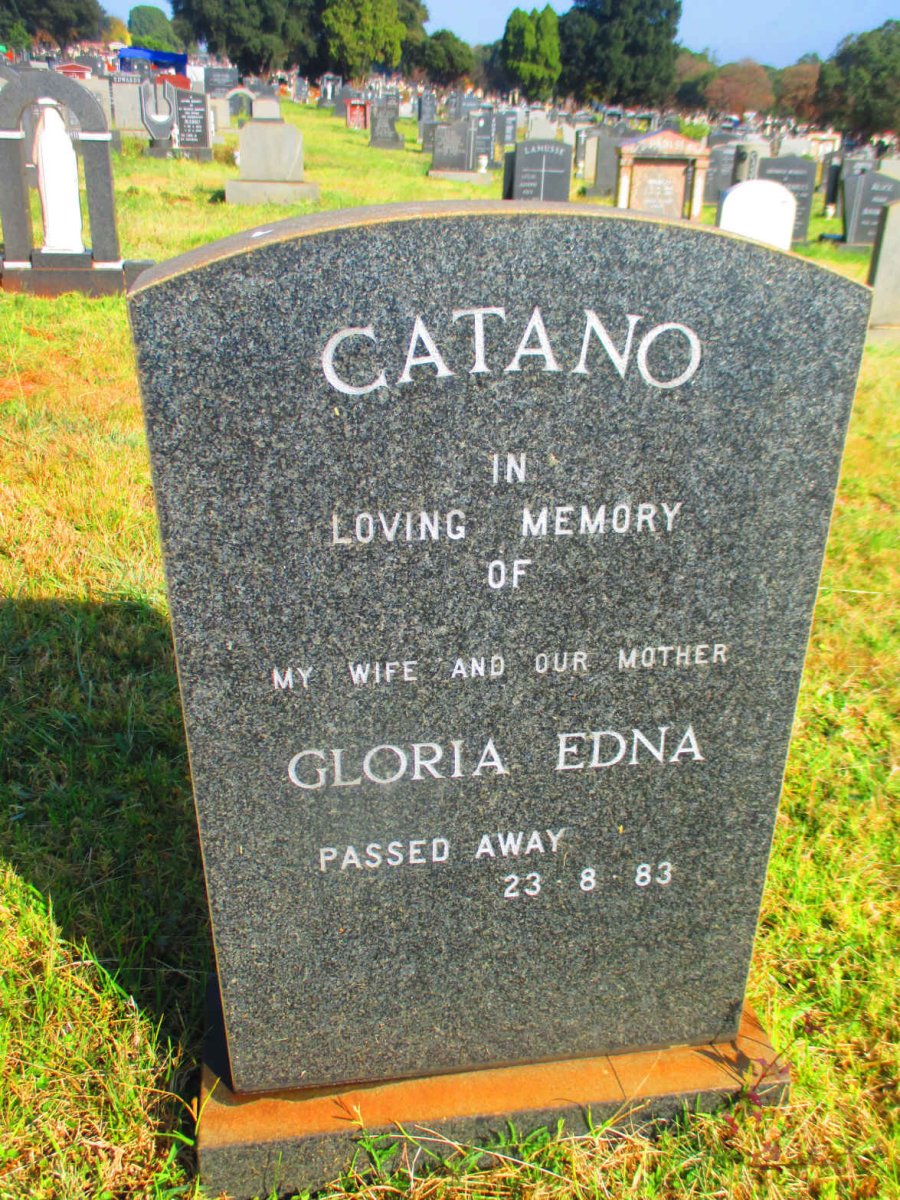 CATANO Gloria Edna -1983