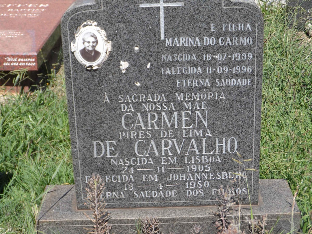 CARVALHO Carmen, de 1905-1980 :: DO CARMO Marina 1939-1996