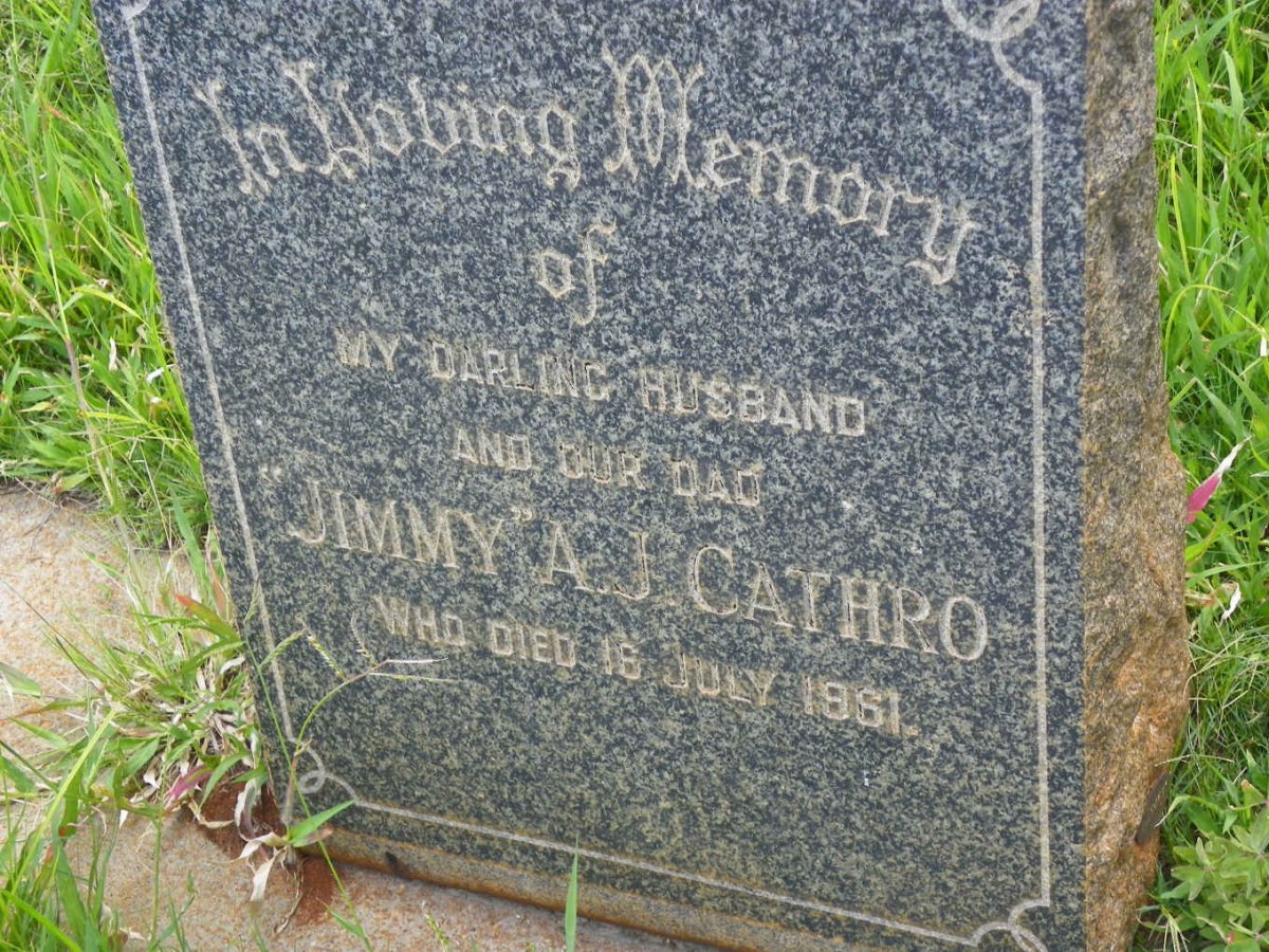 CATHRO A.J. -1961